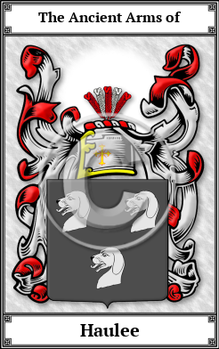 Haulee Family Crest Download (JPG)  Book Plated - 150 DPI