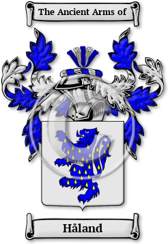 Håland Family Crest Download (JPG) Legacy Series - 300 DPI