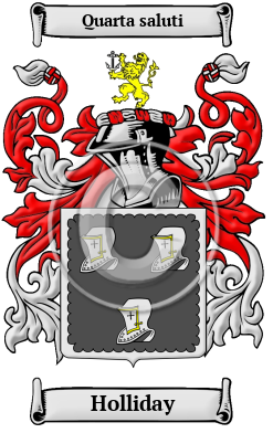 Holliday Family Crest/Coat of Arms