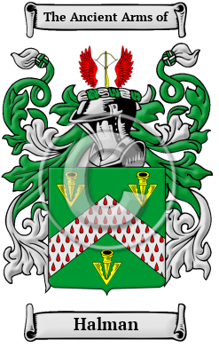 Halman Family Crest/Coat of Arms