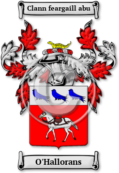 O'Hallorans Family Crest Download (jpg) Legacy Series - 150 DPI