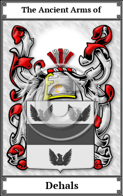 Dehals Family Crest Download (JPG) Book Plated - 600 DPI