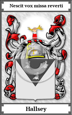 Hallsey Family Crest Download (JPG)  Book Plated - 150 DPI