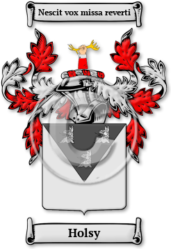 Holsy Family Crest Download (jpg) Legacy Series - 150 DPI