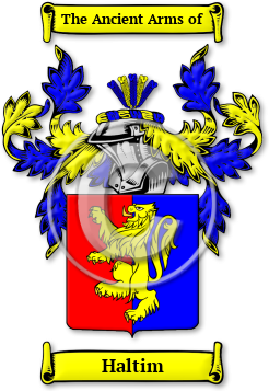 Haltim Family Crest Download (jpg) Legacy Series - 150 DPI