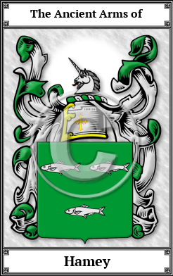 Hamey Family Crest Download (JPG) Book Plated - 300 DPI