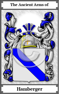 Hamberger Family Crest Download (JPG)  Book Plated - 150 DPI