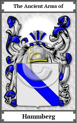 Hammberg Family Crest Download (JPG) Book Plated - 600 DPI