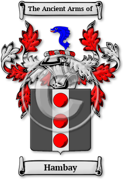 Hambay Family Crest Download (jpg) Legacy Series - 150 DPI