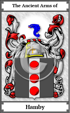 Hamby Family Crest Download (JPG)  Book Plated - 150 DPI