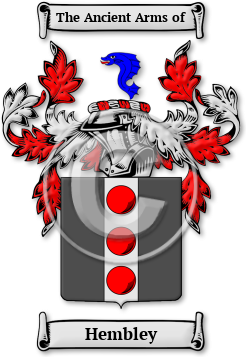 Hembley Family Crest Download (jpg) Legacy Series - 150 DPI