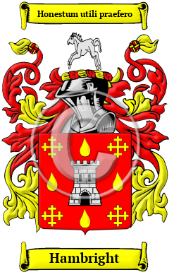 Hambright Family Crest/Coat of Arms