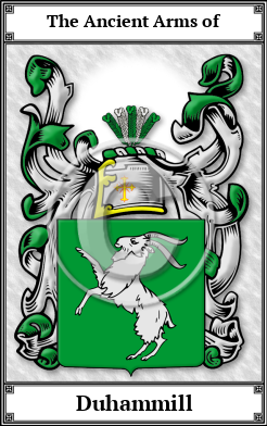 Duhammill Family Crest Download (JPG) Book Plated - 600 DPI