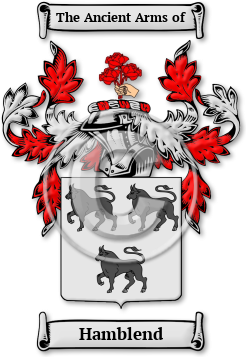 Hamblend Family Crest Download (jpg) Legacy Series - 150 DPI