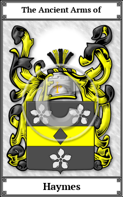 Haymes Family Crest Download (JPG)  Book Plated - 150 DPI