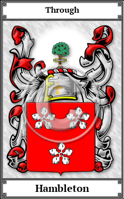 Hambleton Family Crest Download (JPG)  Book Plated - 150 DPI