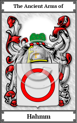 Hahmm Family Crest Download (JPG)  Book Plated - 150 DPI