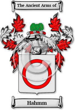Hahmm Family Crest Download (jpg) Legacy Series - 150 DPI