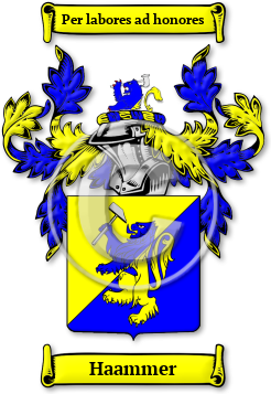 Haammer Family Crest Download (jpg) Legacy Series - 150 DPI