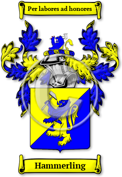 Hammerling Family Crest Download (jpg) Legacy Series - 150 DPI