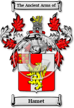 Hamet Family Crest Download (jpg) Legacy Series - 150 DPI