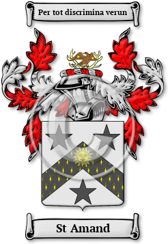 St Amand Family Crest Download (jpg) Legacy Series - 150 DPI