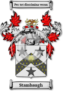 Stambaugh Family Crest Download (jpg) Legacy Series - 150 DPI