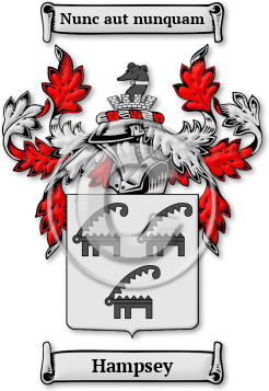 Hampsey Family Crest Download (jpg) Legacy Series - 150 DPI