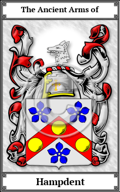 Hampdent Family Crest Download (JPG)  Book Plated - 150 DPI