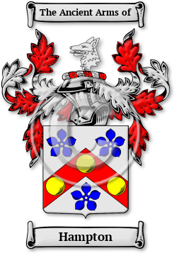 Hampton Family Crest Download (jpg) Legacy Series - 150 DPI