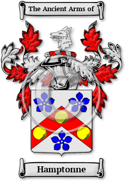 Hamptonne Family Crest Download (jpg) Legacy Series - 150 DPI