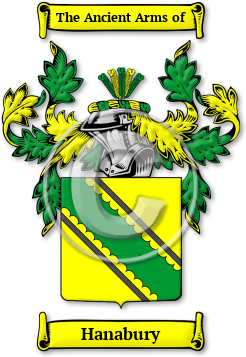 Hanabury Family Crest Download (jpg) Legacy Series - 150 DPI