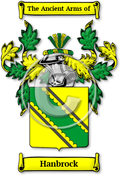 Hanbrock Family Crest Download (jpg) Legacy Series - 150 DPI