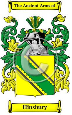 Hinsbury Family Crest/Coat of Arms