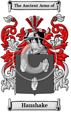 Hanshake Family Crest/Coat of Arms