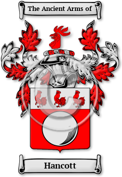 Hancott Family Crest Download (jpg) Legacy Series - 150 DPI