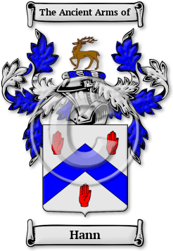 Hann Family Crest Download (jpg) Legacy Series - 150 DPI