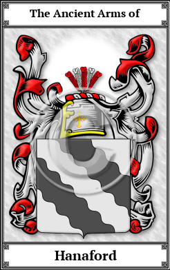 Hanaford Family Crest Download (JPG)  Book Plated - 150 DPI