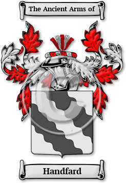 Handfard Family Crest Download (jpg) Legacy Series - 150 DPI