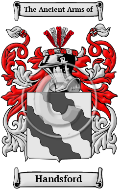 Handsford Family Crest/Coat of Arms