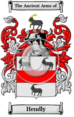 Hendly Family Crest/Coat of Arms