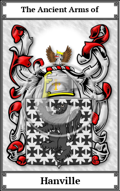 Hanville Family Crest Download (JPG) Book Plated - 600 DPI