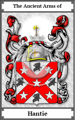 Hantie Family Crest Download (JPG)  Book Plated - 150 DPI