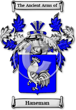 Haneman Family Crest Download (JPG) Legacy Series - 600 DPI