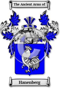 Hanenberg Family Crest Download (JPG) Legacy Series - 600 DPI