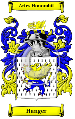 Hanger Family Crest Download (JPG) Heritage Series - 600 DPI