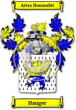 Hanger Family Crest Download (jpg) Legacy Series - 150 DPI