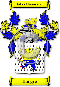 Hangre Family Crest Download (JPG) Legacy Series - 600 DPI