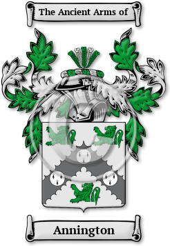 Annington Family Crest Download (jpg) Legacy Series - 150 DPI