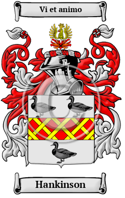 Hankinson Family Crest/Coat of Arms